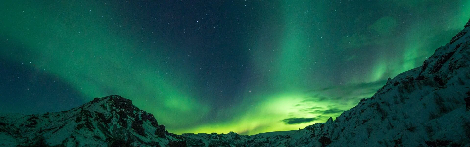 Aurora over the car park